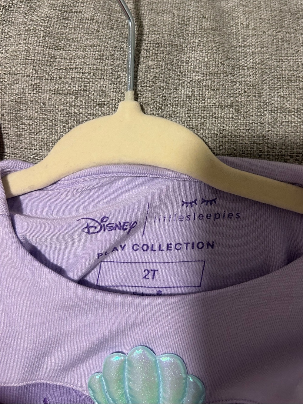 Little Sleepies Ariel dress 2T - Picture 3 of 3
